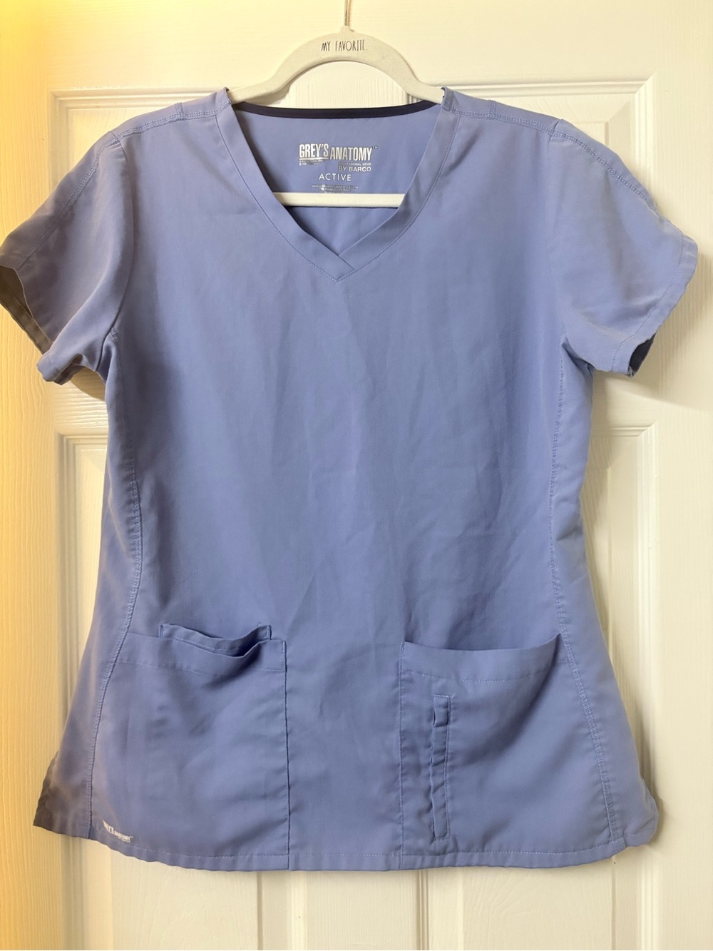 Barco Uniforms Lavender V-Neck Women's Scrub Top